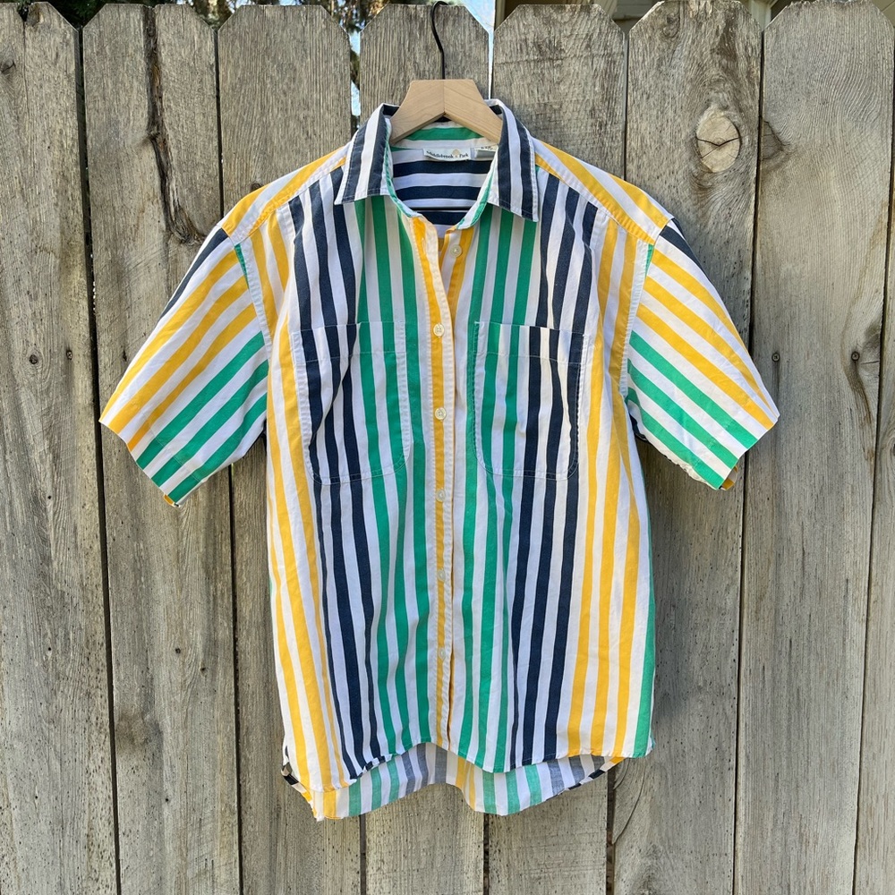 Vintage 90s Middlebrook Park Striped Buttondown